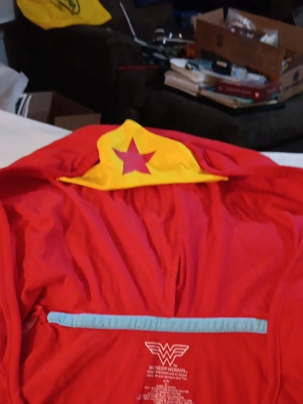 DC Red Kids Superhero Costume with Cape And Hoodie With Crown